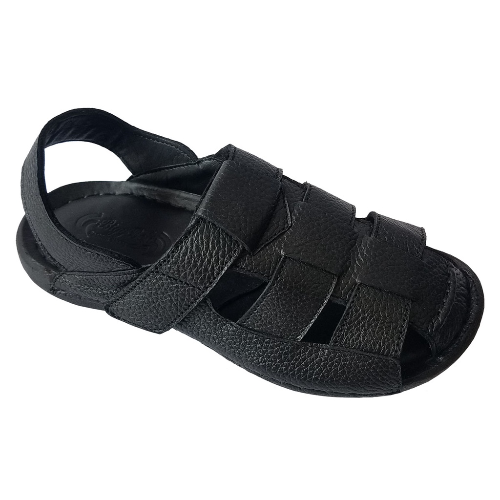 Giày Sandal Nam Bít Mũi Da Bò Thật BIGGBEN HKD546