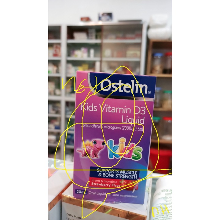 Vitamin D3 Kid Ostelin (Chai/20ml) Shopee Việt Nam