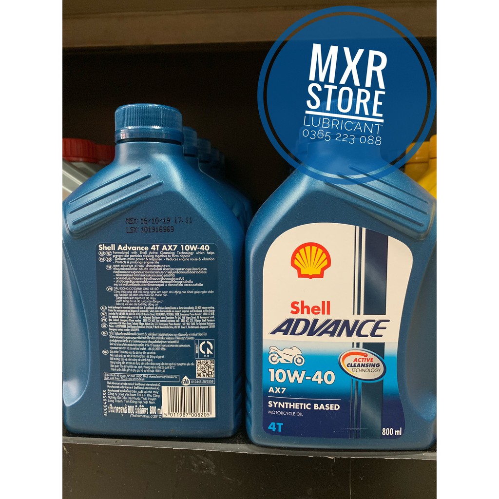 Dầu Nhớt Shell Advance AX7 10w40. | Shopee Việt Nam