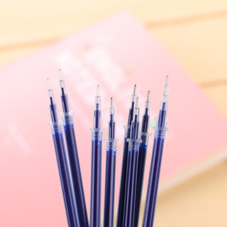 🖊️ COMBO 10 BÚT BI BÚT GEL 0.5MM CAO CẤP – MỰC ĐỀU ✨10 ngòi bút nước xanh, đen, đỏ – Thỏ Hồng VPP 🐰