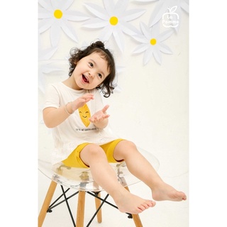La Pomme Bộ cộc tay  chiếc lá bé gái 6m-5y SS2022