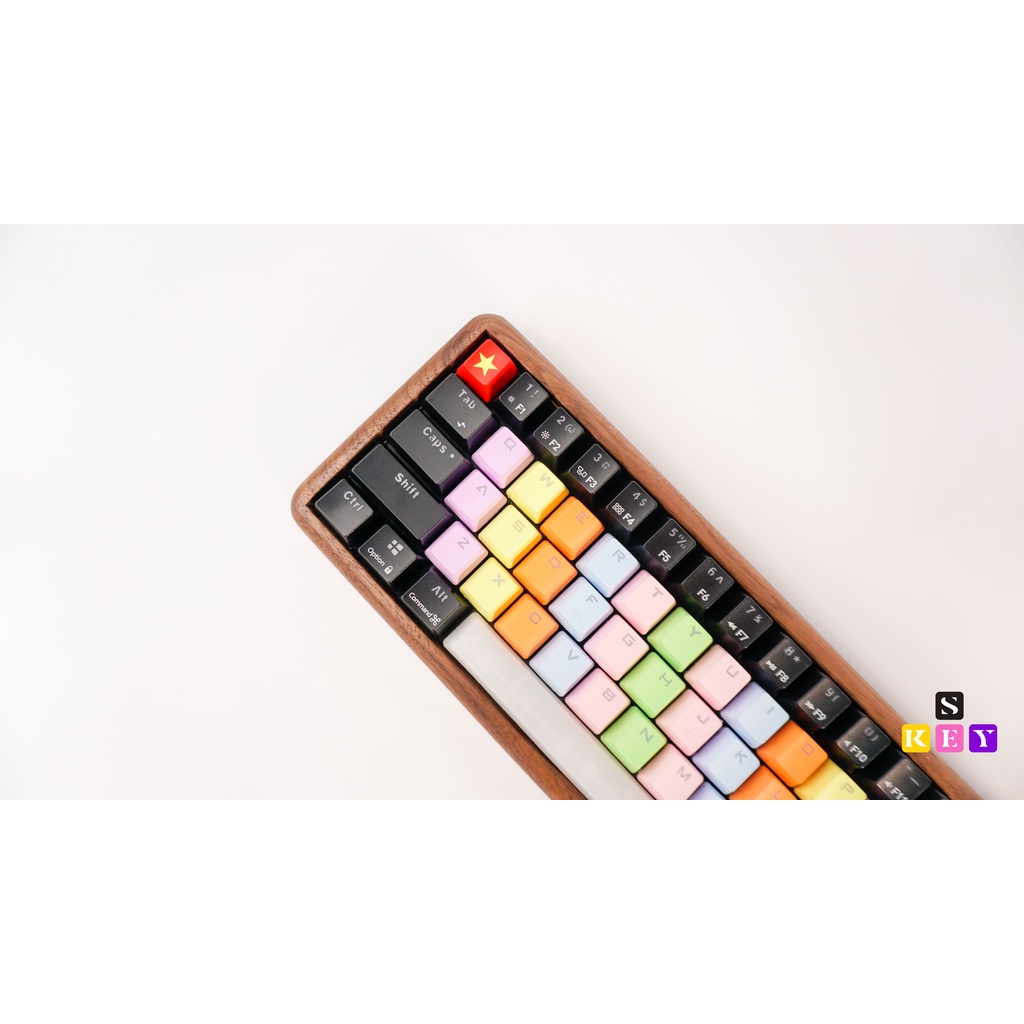Vỏ Gỗ Bàn Phím Cơ RK71 - CASE WOOD MECHANICAL KEYBOARD RK71 | Shopee ...