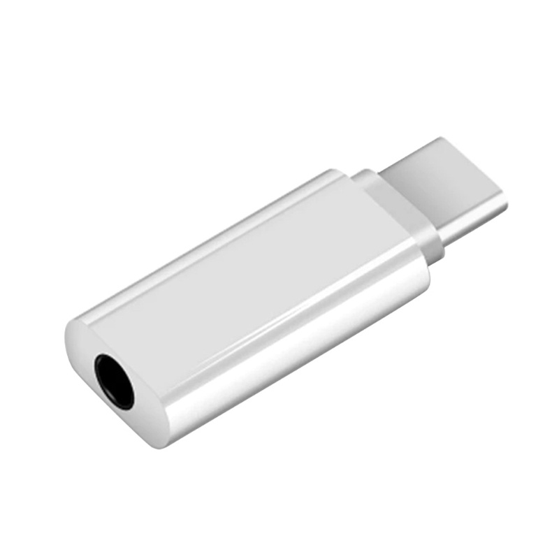 Cáp chuyển đổi âm thanh kỹ thuật số từ đầu cắm 3.5mm Type-C sang cổng cắm màu trắng/ đen