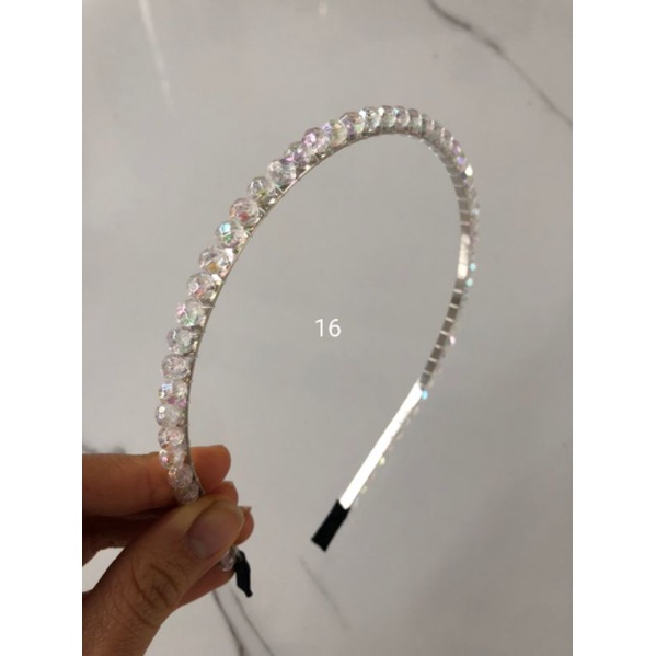 Bờm tóc ngọctrai, cài tóc ngọctrai, phụ kiện thời trang, băng đô tóc, sỉ phụ kiện Khánh Huyền