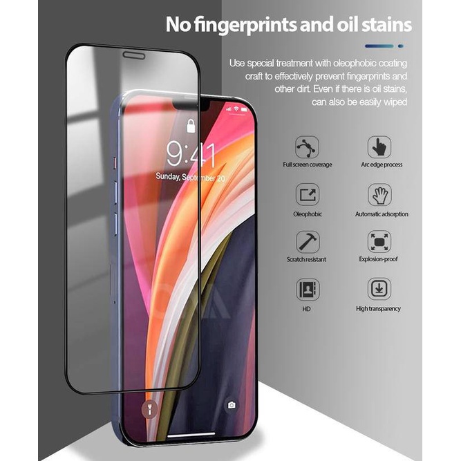 Kính Cường Lực Cao Cấp Bảo Vệ Toàn Diện Cho iPhone 11 12 Pro Max Mini Bảo Vệ Màn Hình Cho iPhone 7 8 Plus X XS Max XR SE 2020