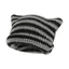 MERIGGIARE Mũ Bò Nhật Bản Skullies Mũ Thu Đông Tai Mèo Dễ Thương Mũi Nhọn Áo Chui Đầu Dệt Kim Mũ beanie