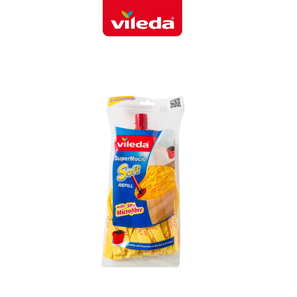 Ảnh Bông lau thay thế cho cây lau nhà VILEDA supermocio Soft 4