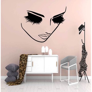 Decal Trang Trí Cửa Tiệm Nail - Spa - HairSalon - Nối Mi, Nổi bật thu hút khách hàng(P8/9)