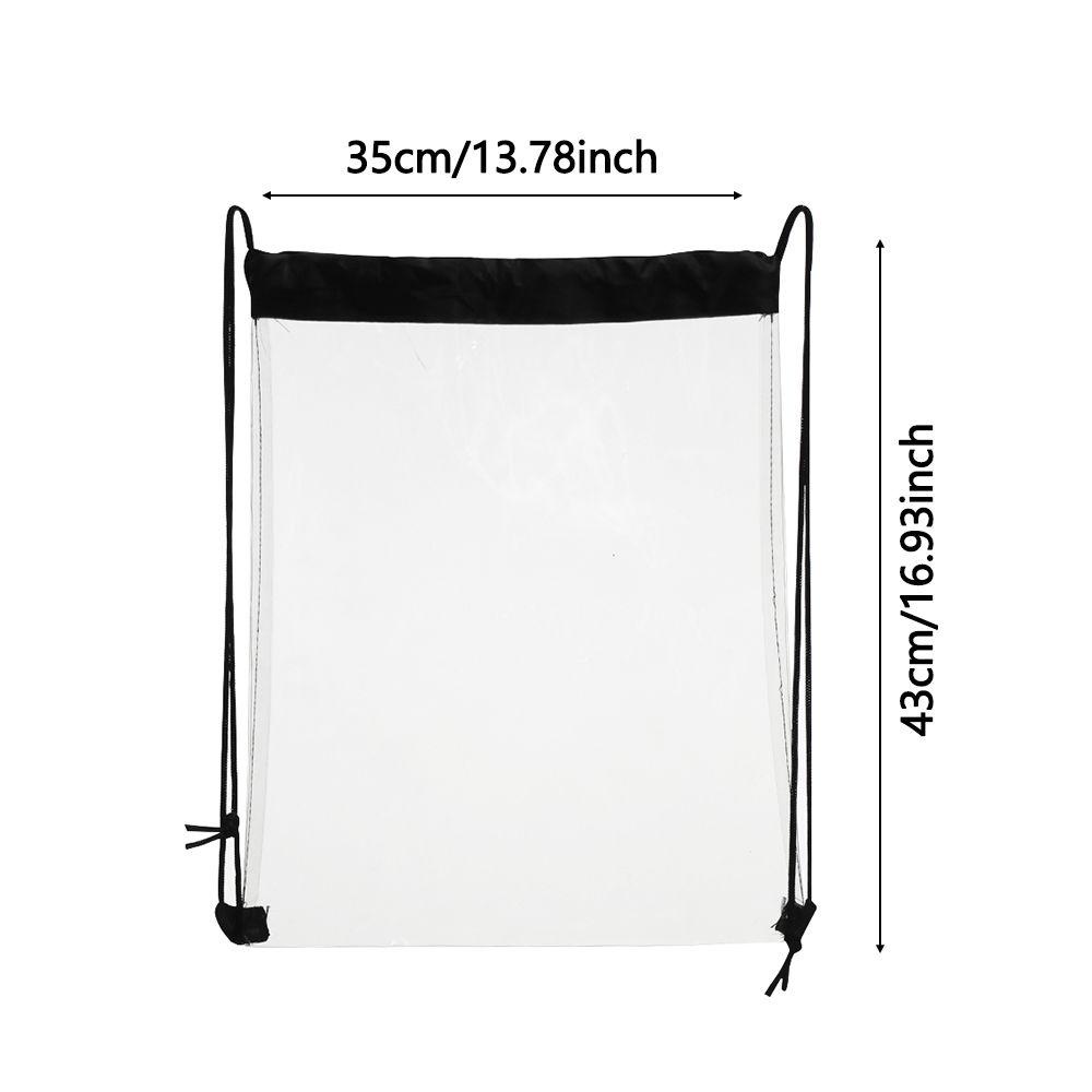 Ba lô trong suốt PVC CHEESELY Túi chống nước thân thiện với môi trường có thể tái sử dụng