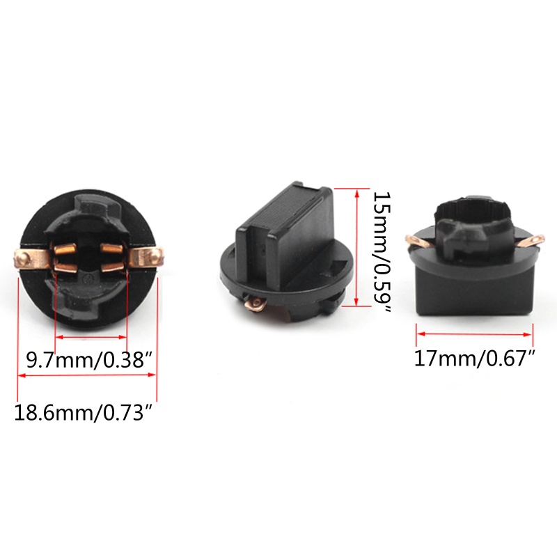 Set 10 Giá Đỡ Bóng Đèn T10 Dạng Xoắn Tiện Dụng