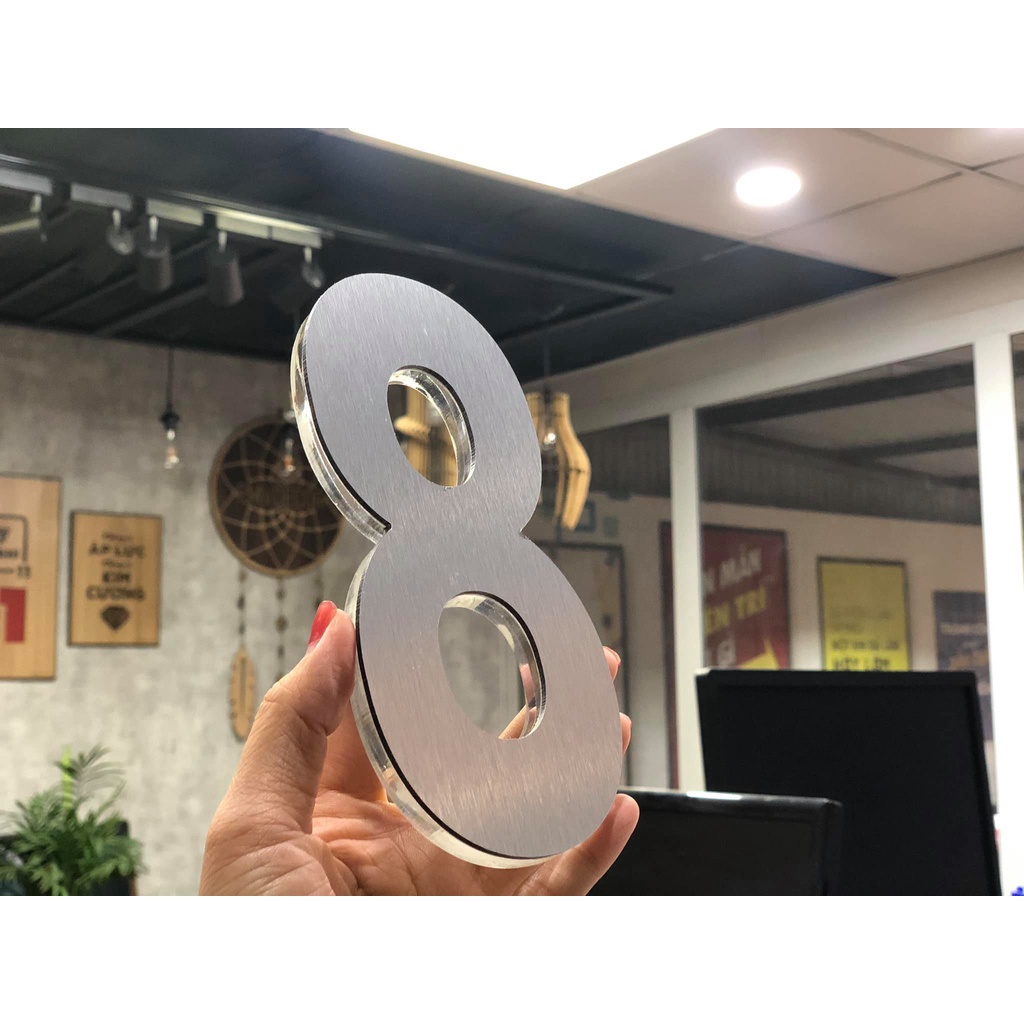 Biển số nhà. Bảng số nhà. Đặt hàng theo yêu cầu. BSN-26