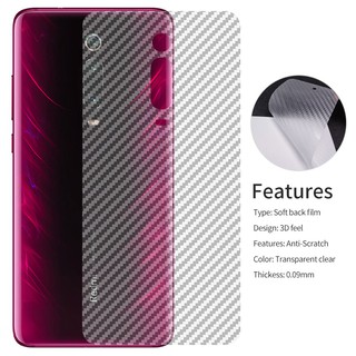 5 cái A3 Xiaomi POCO C65 C55 Redmi 14c 13 A3 13C A1 A2 12 12c Plus 10x 10 9t 9c 9a 9i 9 8a 8 7a 7 4G 5G Mô hình sợi carbon Mờ lưng Phim dán phía sau Phim bảo vệ mềm