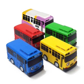 5 pcs Cars Toy The Little Bus TAYO Friends Special Set