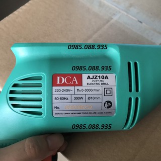 MÁY KHOAN VÍT ĐẦU 10 AJZ10A DCA CHÍNH HÃNG TẶNG KÈM MŨI KHOAN VÍT