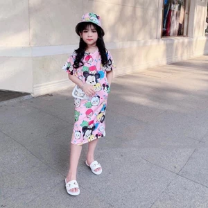 Váy cho bé gái hoạt hình 3D TB9 TN10 - đầm bé gái