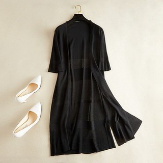 (THANH LÝ LẺ SIZE)  Áo Khoác Cardigan Len Lụa Thu Cao Cấp Mỏng Thanh Lịch Nhẹ Nhàng AL30