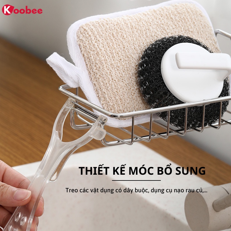 Kệ Giá Treo Vòi Đựng Đồ Có Móc Treo Tiện Dụng KOOBEE (DC03)