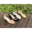 Giày sandal cao gót Anna thời trang mũi vuông quai ngang phối dây mảnh cao 3cm _A034QM