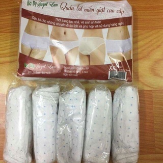 Set 5 chiếc quần lót giấy cao cấp Tuyết Lan - đồ mặc 1 lần