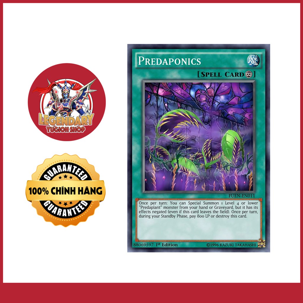 [Thẻ Bài Yugioh Chính Hãng] Predaponics | Shopee Việt Nam