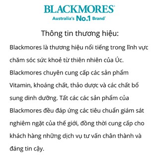 Vitamin tổng hợp dành cho nam giới Blackmores Men’s Performance Multi 50 viên