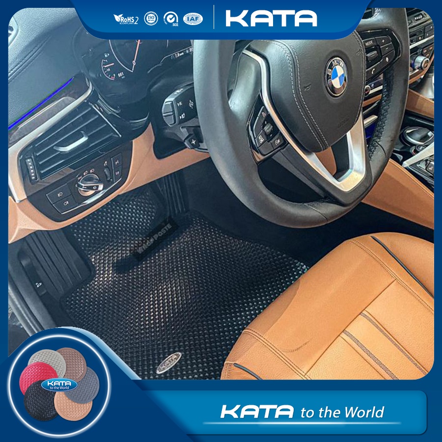 Thảm lót ô tô KATA cho xe BMW Series 5 (G30) (2019 - 2025) - Khít với sàn, Chống trơn, Không mùi, Không ẩm mốc