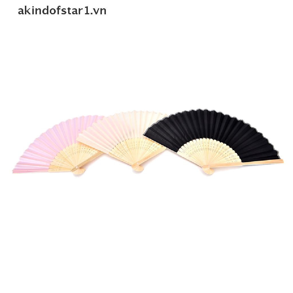 Quạt tre cầm tay thiết kế kiểu Trung Hoa 1m 1