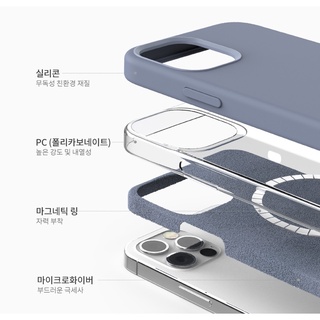 Sinjimoru / Vỏ Silicon mềm từ tính tương thích cho iPhone 12 13 14 15 16 pro max mini s25 plus ultra silicone - đen, hải quân, hoa oải hương, xám nhạt, hồng, rượu vang đỏ plus