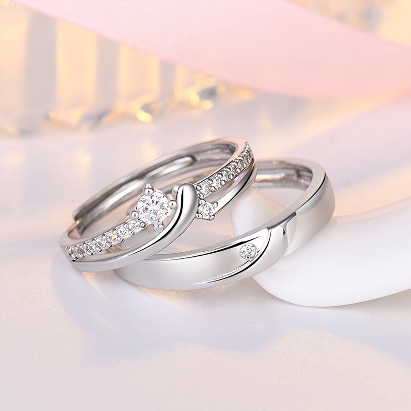 Thời Trang Nhẫn Cặp Đôi Có Thể Điều Chỉnh Độc Đáo