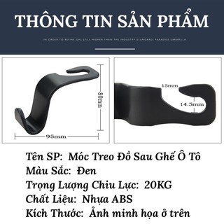 Móc Treo Đồ Sau Ghế Ô Tô Version 2 Tiện Lợi – 1 Chiếc