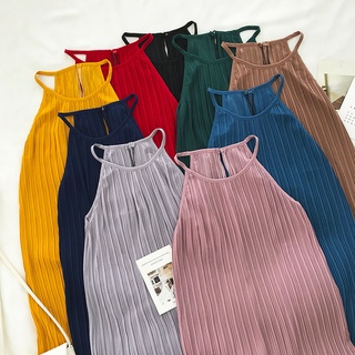 Đầm Maxi Không Tay Dáng Rộng Phong Cách Hàn Quốc Mới