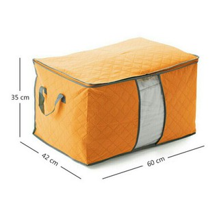 Hộp Vải Đựng Quần Áo- TÚI ĐỰNG QUẦN ÁO CHĂN MÀN CÓ KÍNH TIỆN DỤNG KHI KIỂM TRA GG545333
