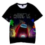 SY3 Among Us Trẻ Em Áo Sơ Mi Tay Ngắn Đồng Phục Áo Cosplay 3D In Trang Phục Chất Lượng Cao Tee Áo Jersey Shir