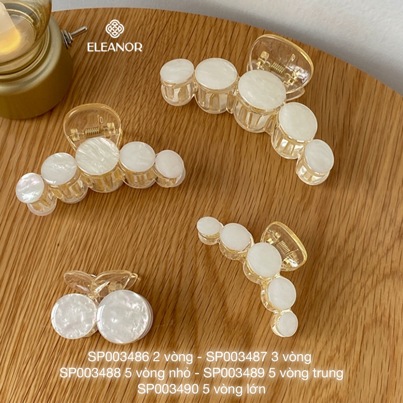 Kẹp tóc nữ càng cua Eleanor Accessories thiết kế hình tròn phụ kiện tóc kẹp tóc 3486
