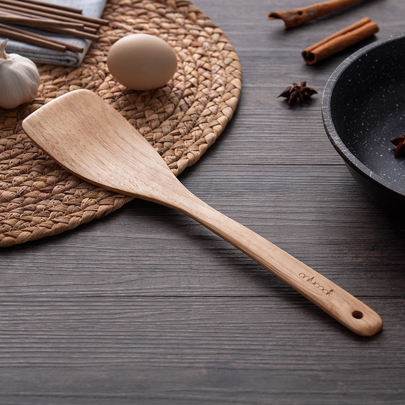 Muôi gỗ tre phẳng dùng nấu ăn tiện lợi | Shopee Việt Nam