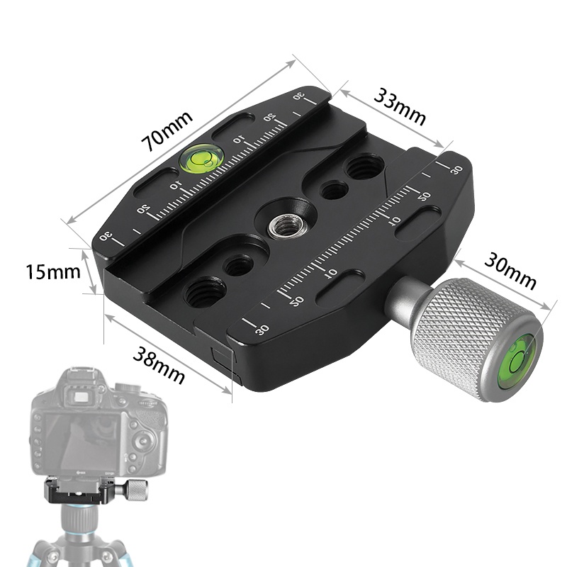Đĩa Gắn Tháo Lắp Nhanh Cho Chân Máy Ảnh Arca SWISS Manfrotto Gitzo QR-70N
