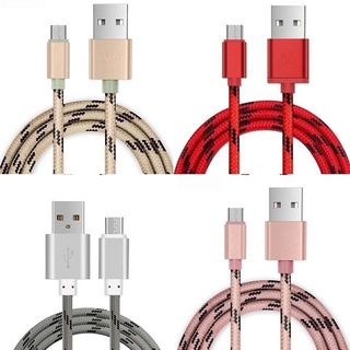 Dây sạc samsung, oppo, xiaomi...,Cáp sạc cổng Micro USB thiết kế dây bện dù cho điện thoại androi