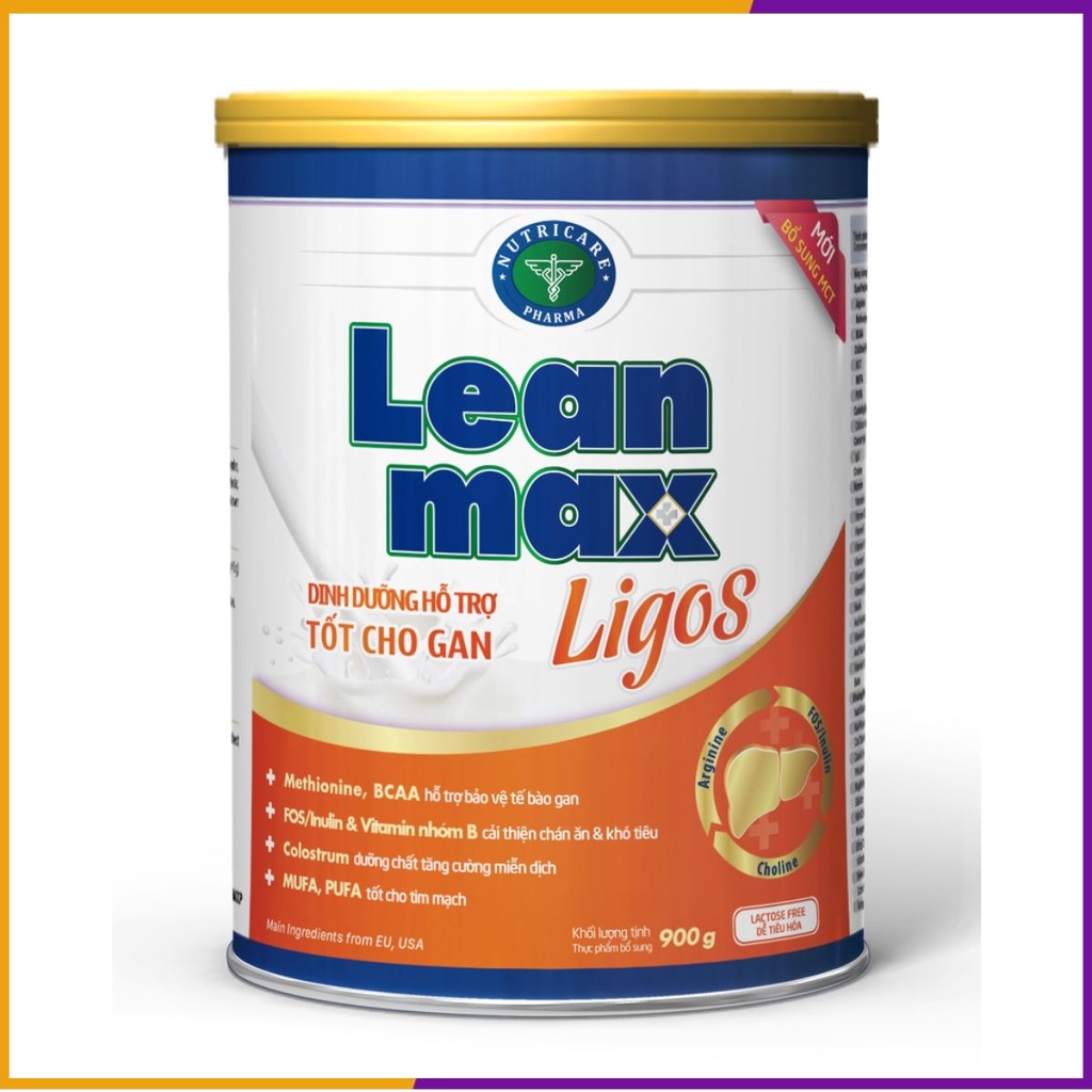 Sữa Leanmax Ligos-DINH DƯỠNG HỖ TRỢ TỐT CHO GAN