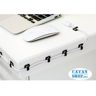 Bộ 18 Nẹp Dán Tường Cố Định Dây Điện Chống Rối - Kẹp Giữ Dây Cáp Sạc GD582-Vi18NDD
