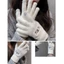 Găng tay nữ JUIC Cashmere dày dệt kim co giãn toàn ngón tay