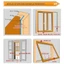 VVDZA 5 / 10M Cửa Sổ Cao Su Gia Đình Chống Va Chạm Bọt