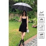 Váy đầm đen xoè 2 dây thời trang nữ LUST chất liệu dày dặn cao cấp thiết kế đẹp ôm body - M8 — ảnh 3