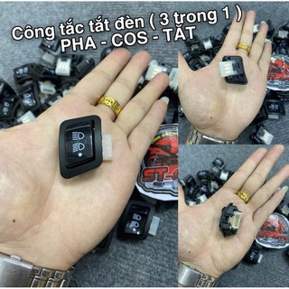 CÔNG TẮC PASSING PHA CỐT TẮT ĐÈN XE MÁY LẮP NHƯ ZIN CHO NHIỀU LOẠI XE LOẠI XỊN