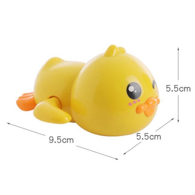 Vịt Thả Bồn Tắm Cho Bé Đồ Chơi Nhà Tắm Bể Bơi Đồ Chơi Bơi Trong Nước Chim Cánh Cụt Vặn Cót Ếch Vặn Cót - PUPU HOUSE