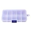 NAMA 10 Lưới Hộp Bảo Quản Nhựa Ngăn Đơn Kích Thước Có Thể Điều Chỉnh Trang Sức Tổ Chức