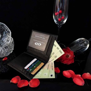 Bảo hành 3 năm Ví nam da bò 100% - full hộp