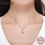Mặt Phụ Kiện Bamoer bạc 925 Chạm Khắc Chữ Thiết Kế Đáng Yêu