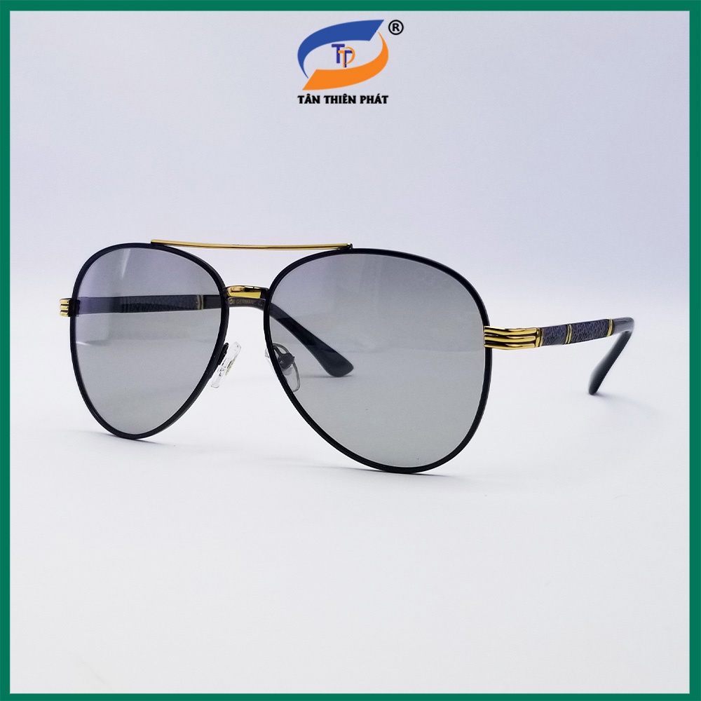 Kính mát nam mắt đổi màu đi ngày đêm vuông, phi công TTP1919. Tròng Polarized phân cực chống nắng, tia UV | BigBuy360 - bigbuy360.vn