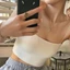 Milyfashion Ice Silk Cool Feel Sling ngắn liền mạch có miếng đệm ngực
