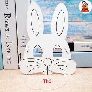 Mặt Nạ Trẻ Em Hình Con Vật, Tô Màu Ngộ Nghĩnh | Shopee Việt Nam